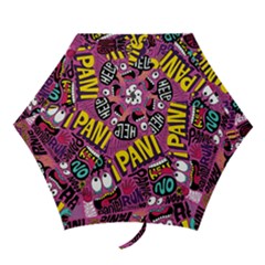 Panic Pattern Mini Folding Umbrellas