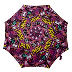Panic Pattern Hook Handle Umbrellas (Large)
