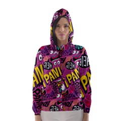 Panic Pattern Hooded Wind Breaker (Women)