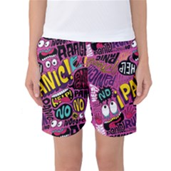 Panic Pattern Women s Basketball Shorts