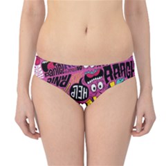 Panic Pattern Hipster Bikini Bottoms
