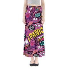 Panic Pattern Maxi Skirts