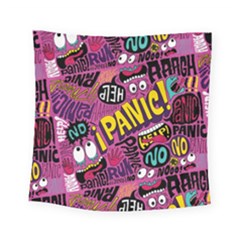 Panic Pattern Square Tapestry (Small)