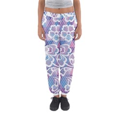 Cute Colorful Nenuphar Flower Women s Jogger Sweatpants by Brittlevirginclothing