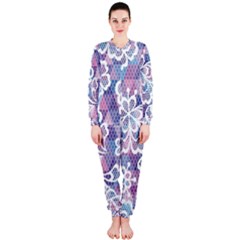 Cute Colorful Nenuphar Flower Onepiece Jumpsuit (ladies)  by Brittlevirginclothing