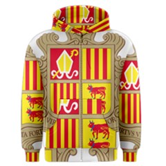 Coat Of Arms Of Andorra Men s Zipper Hoodie by abbeyz71