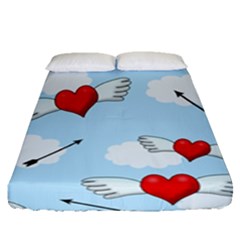 Love hunting Fitted Sheet (Queen Size)