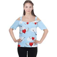 Love hunting Women s Cutout Shoulder Tee