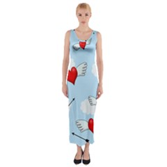 Love hunting Fitted Maxi Dress