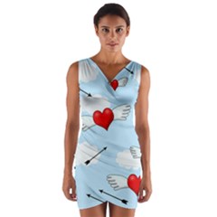 Love hunting Wrap Front Bodycon Dress