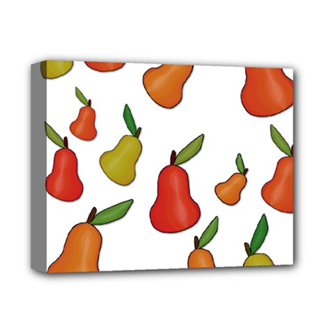 Decorative Pears Pattern Deluxe Canvas 14  X 11  by Valentinaart