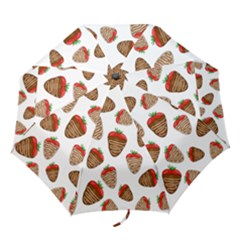 Chocolate Strawberries  Folding Umbrellas by Valentinaart