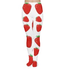 Decorative Strawberries Pattern Women s Tights by Valentinaart