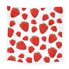 Decorative Strawberries Pattern Square Tapestry (large) by Valentinaart