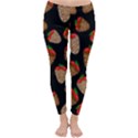 Chocolate strawberries pattern Classic Winter Leggings View1