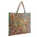 Art Modern Painting Acrylic Canvas Zipper Large Tote Bag View2