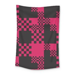 Cube Square Block Shape Creative Small Tapestry by Amaryn4rt