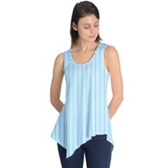 Stripes Striped Turquoise Sleeveless Tunic by Amaryn4rt