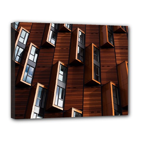 Abstract Architecture Building Business Canvas 14  x 11 