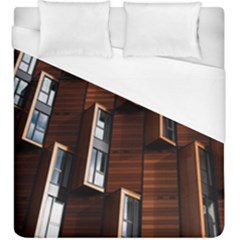 Abstract Architecture Building Business Duvet Cover (King Size)