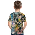 Art Graffiti Abstract Vintage Lines Kids  Cotton Tee View2