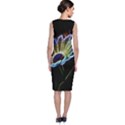 Flower Pattern Design Abstract Background Classic Sleeveless Midi Dress View2