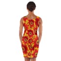 Gerbera Flowers Blossom Bloom Wrap Front Bodycon Dress View2