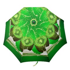 Kiwi Fruit Vitamins Healthy Cut Folding Umbrellas