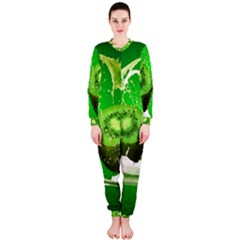 Kiwi Fruit Vitamins Healthy Cut Onepiece Jumpsuit (ladies)  by Amaryn4rt