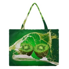 Kiwi Fruit Vitamins Healthy Cut Medium Tote Bag