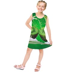 Kiwi Fruit Vitamins Healthy Cut Kids  Tunic Dress