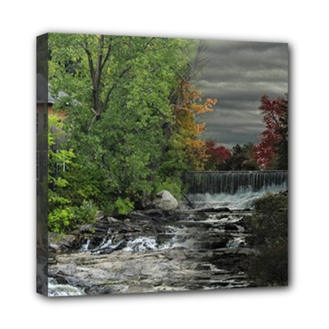 Landscape Summer Fall Colors Mill Mini Canvas 8  X 8  by Amaryn4rt