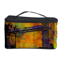 London Tower Abstract Bridge Cosmetic Storage Case by Amaryn4rt