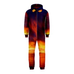 Sunset The Pacific Ocean Evening Hooded Jumpsuit (kids)