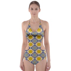 Arabesque Star Cut-Out One Piece Swimsuit