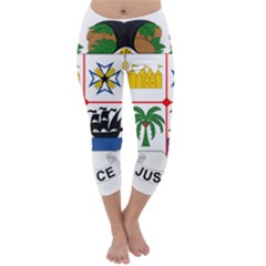 Coat Of Arms Of Benin Capri Winter Leggings 