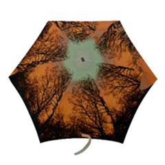 Twilight Sunset Sky Evening Clouds Mini Folding Umbrellas by Amaryn4rt