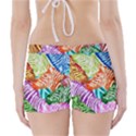 Zebra Colorful Abstract Collage Boyleg Bikini Wrap Bottoms View2