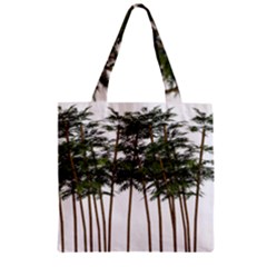 Bamboo Plant Wellness Digital Art Zipper Grocery Tote Bag