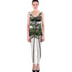 Bamboo Plant Wellness Digital Art OnePiece Catsuit