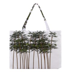 Bamboo Plant Wellness Digital Art Medium Tote Bag