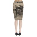 Vintage Collage Motorcycle Indian Midi Wrap Pencil Skirt View2