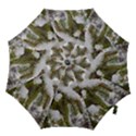 Brad Snow Winter White Green Hook Handle Umbrellas (Large) View1