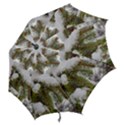 Brad Snow Winter White Green Hook Handle Umbrellas (Large) View2