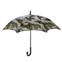 Brad Snow Winter White Green Hook Handle Umbrellas (Large) View3