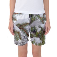 Brad Snow Winter White Green Women s Basketball Shorts