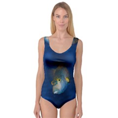 Fish Blue Animal Water Nature Princess Tank Leotard  by Amaryn4rt