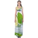 Cold Drink Lime Drink Cocktail Empire Waist Maxi Dress View1