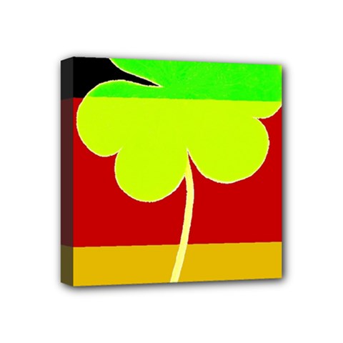 Irish German Germany Ireland Funny St Patrick Flag Mini Canvas 4  X 4  by yoursparklingshop