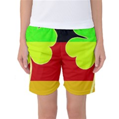 Irish German Germany Ireland Funny St Patrick Flag Women s Basketball Shorts by yoursparklingshop